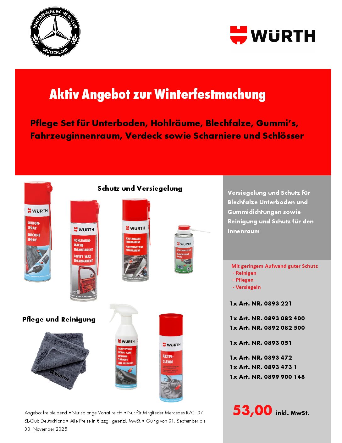 Würth Winterset C107 (SLC)