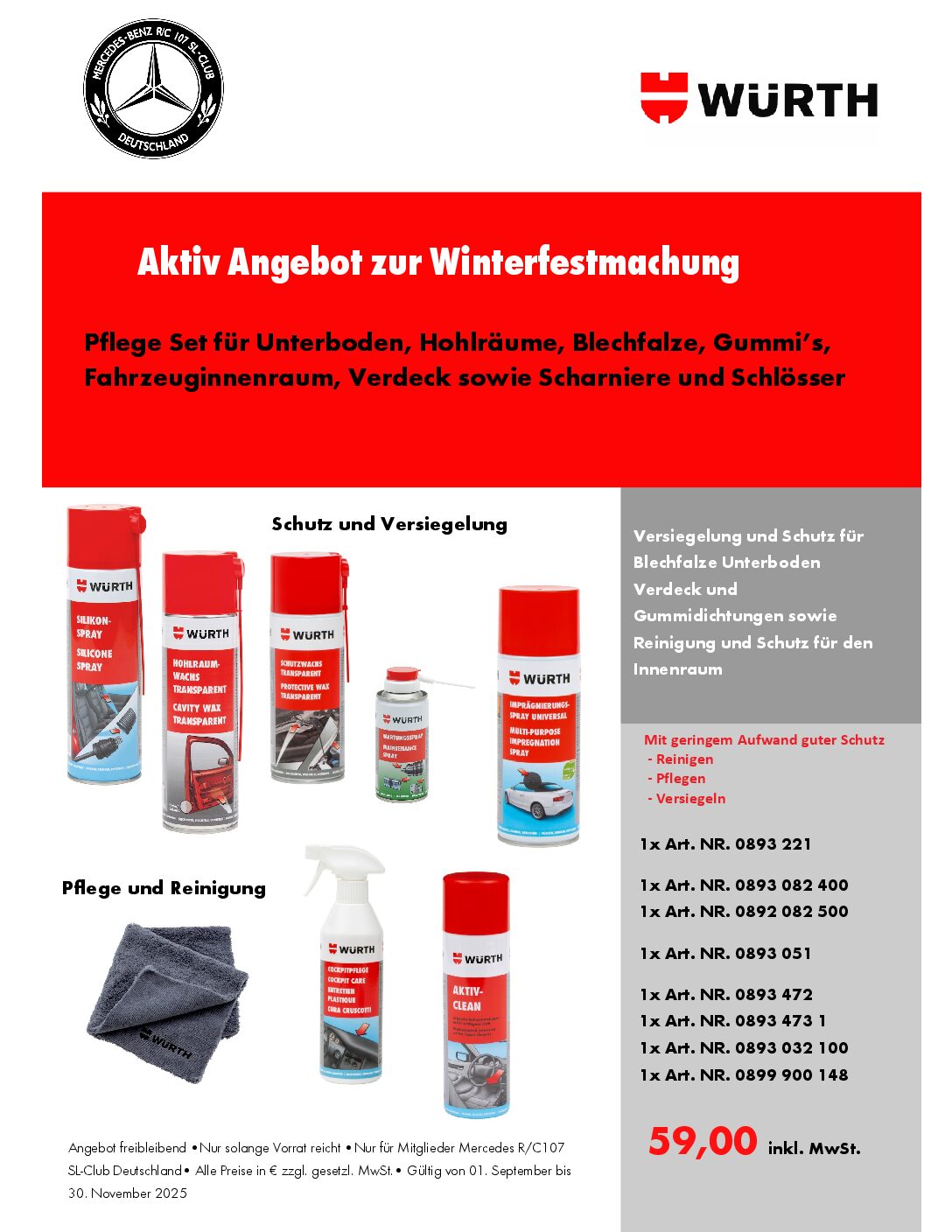 Würth Winterset R107 (SL)