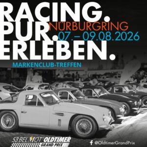 Exklusiv für Mitglieder: 53. BELMOT-Oldtimer-Grand-Prix Nürburgring 07. - 09. August 2026 / Einfahrscheine Parkplatz B2 (Kopie)